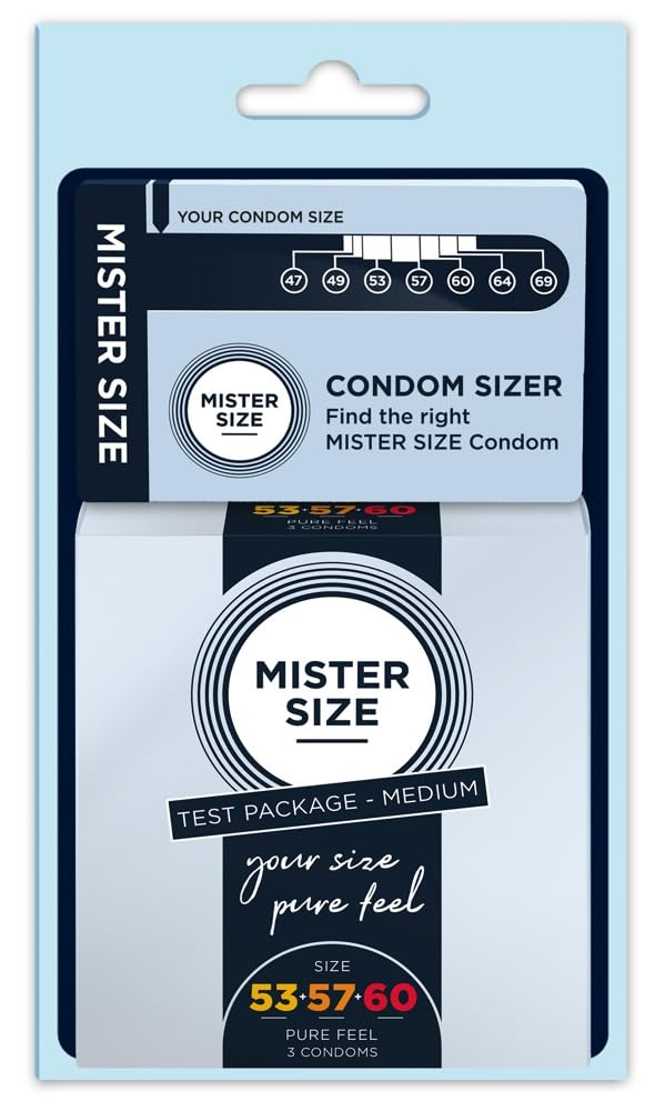 Mister Size Size Kit Medium Kondom 3er 53-57-60 mit Sizer