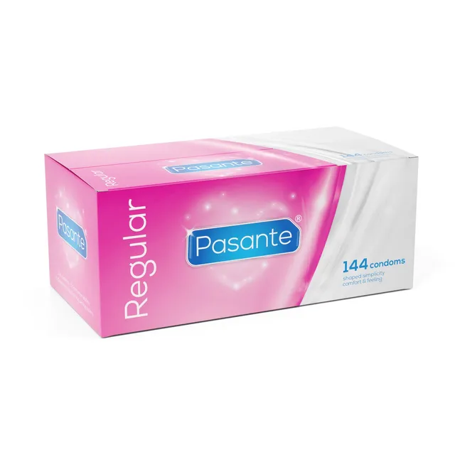 Pasante Regular Kondome 144 Stück Standard Großpackung