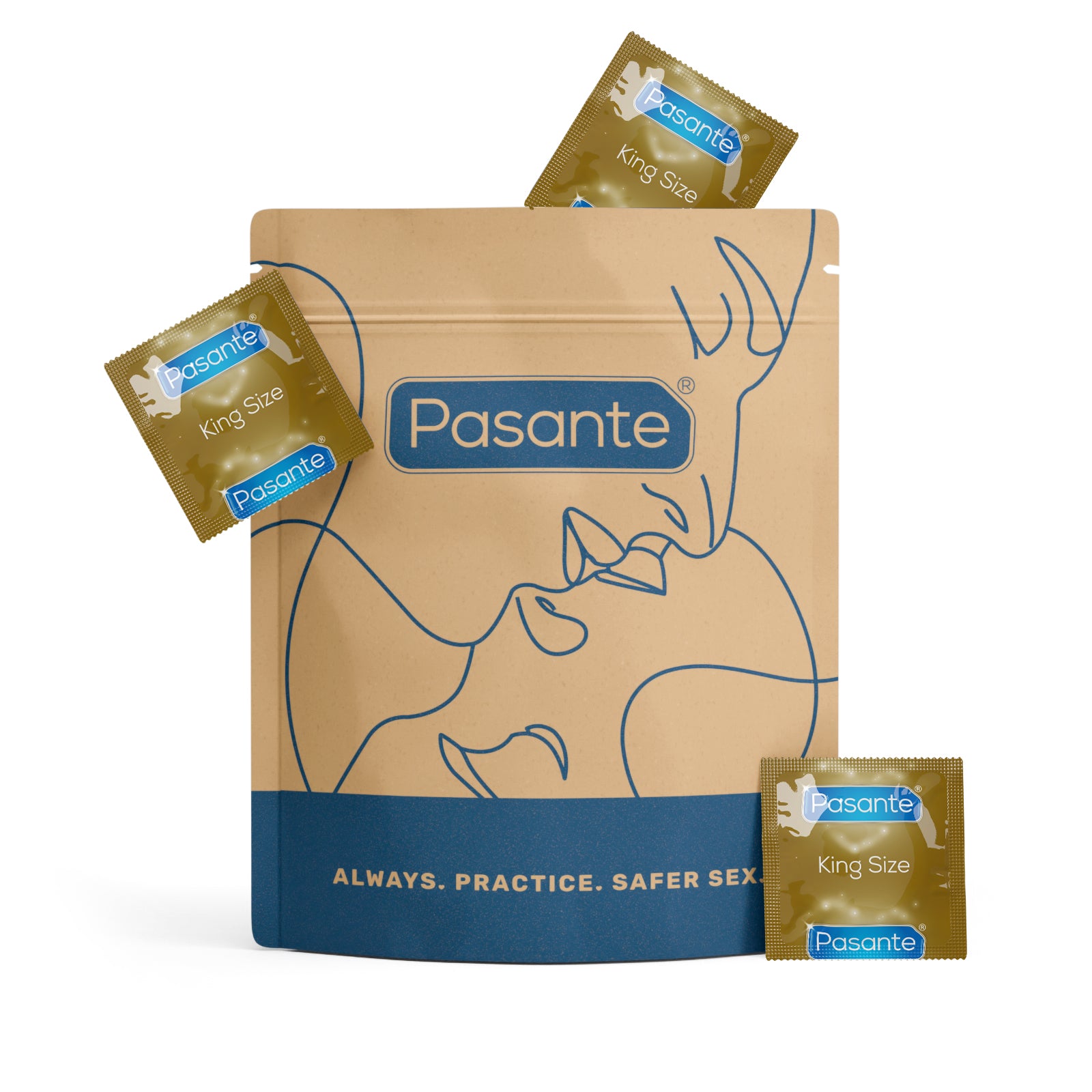 Pasante King Size Kondome 48er Pack weite Passform 60 mm