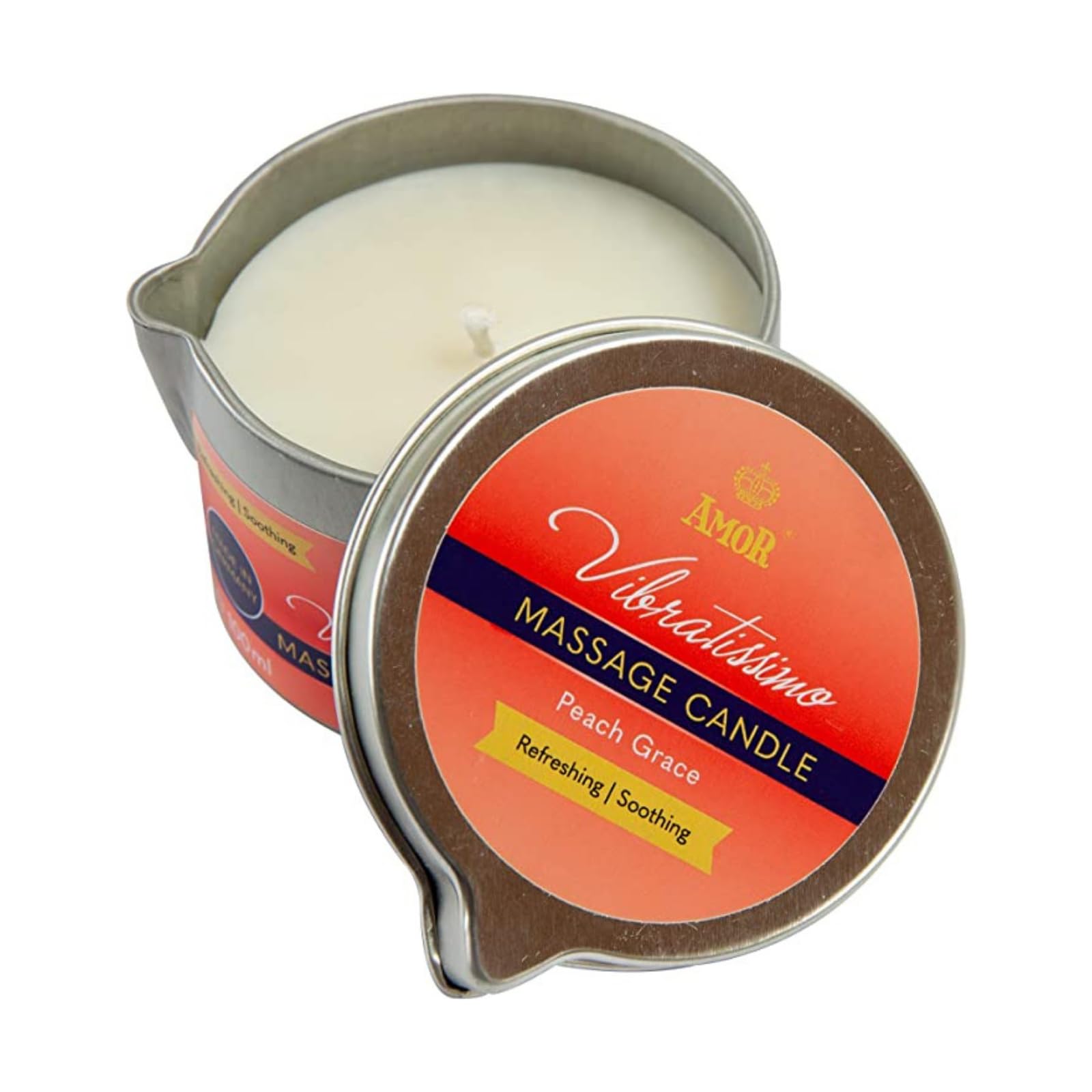 Vibratissimo Massagekerze Vanille Massageöl 50 ml Kokosöl