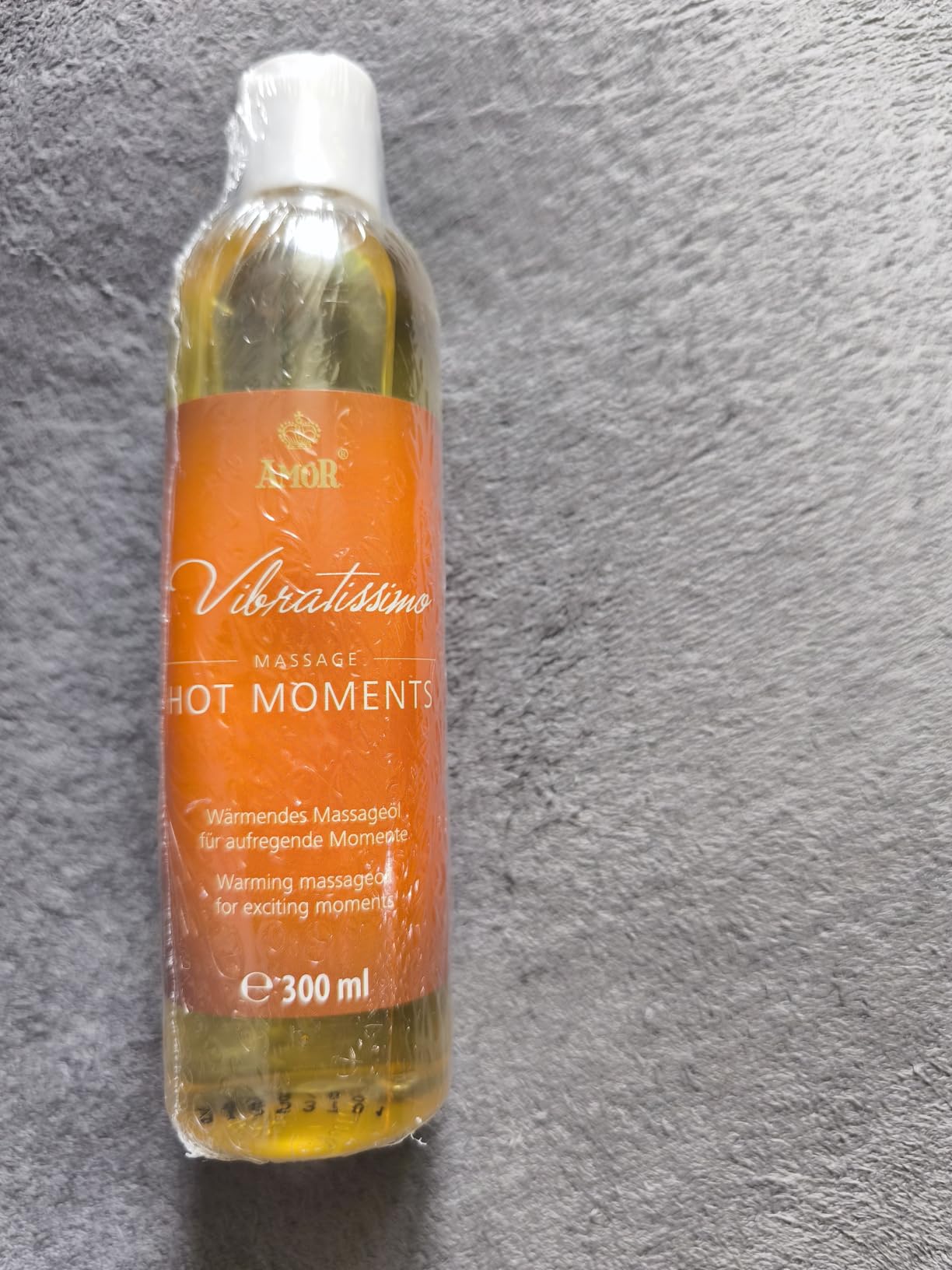Vibratissimo Hot Moments Massageöl 300 ml mit Wärme-Effekt