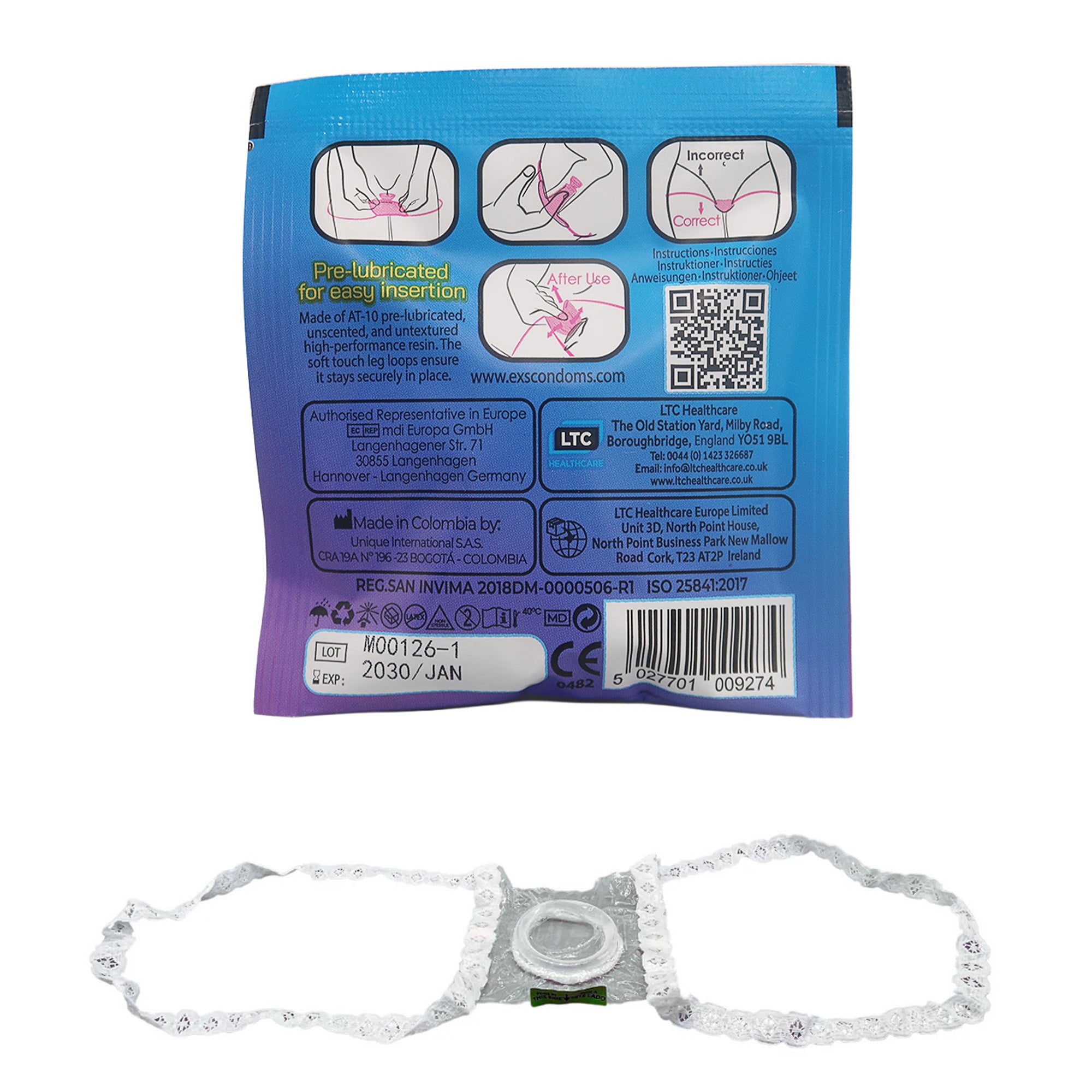 EXS Sex & Wellbeing Internal Kondom latexfrei 1 Stück
