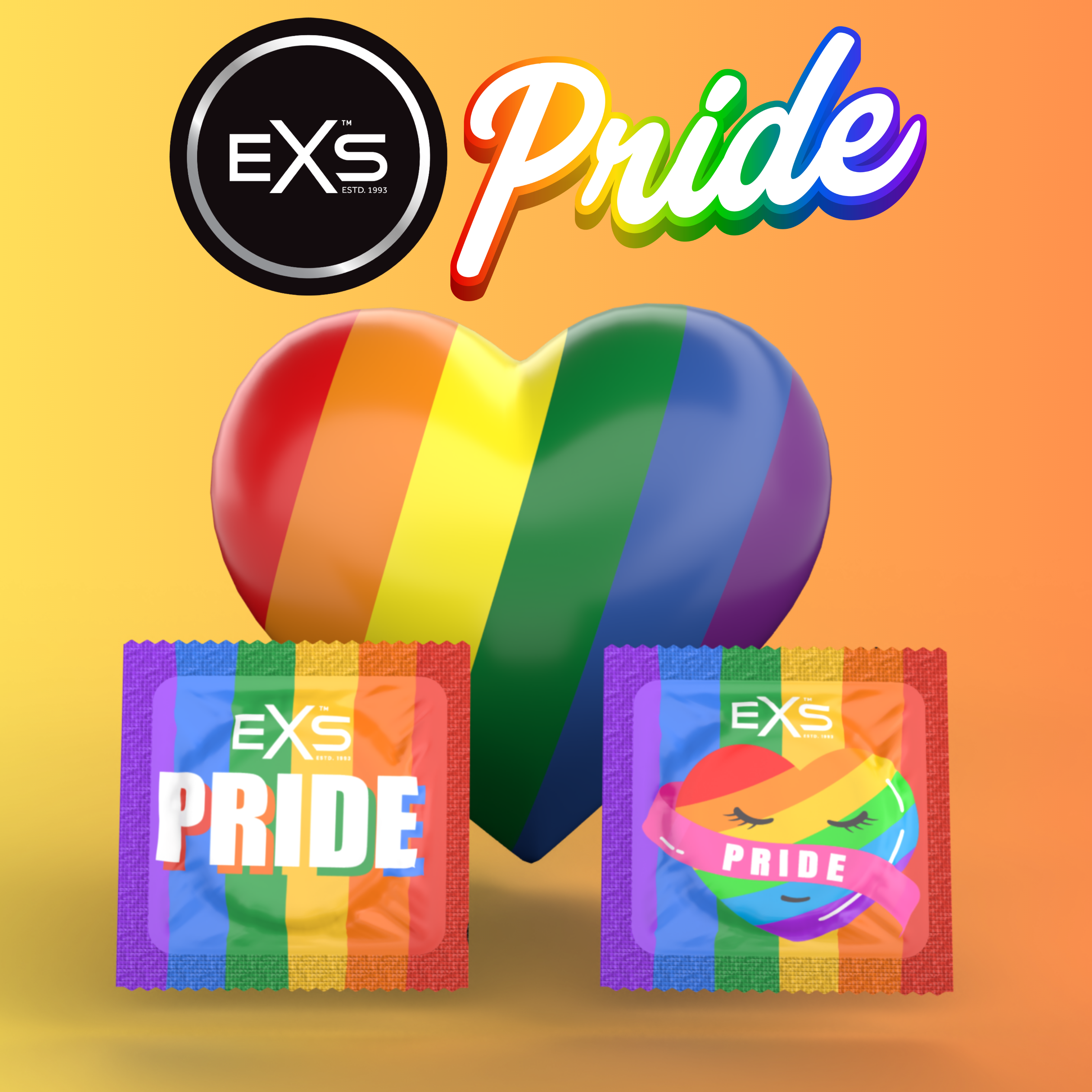 EXS Pride Kondom 144 Stück Grosspackung