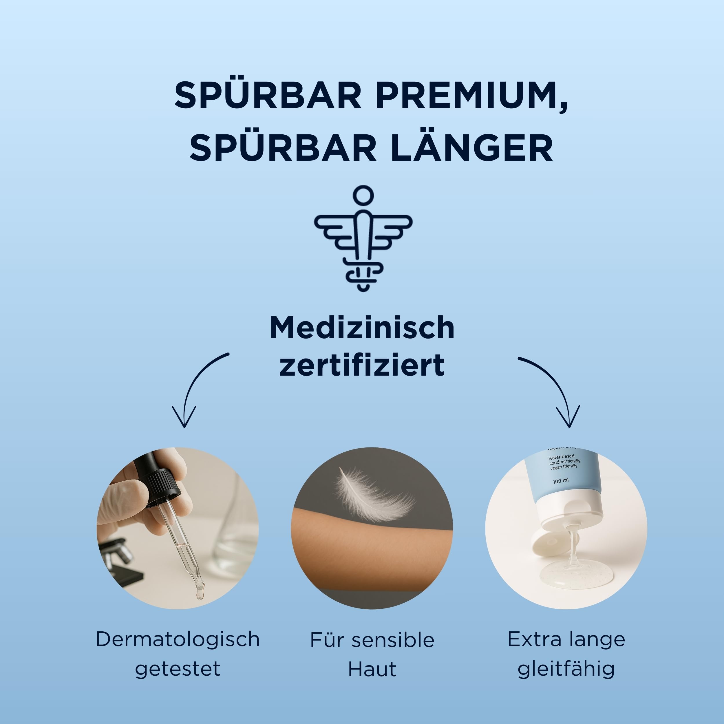 Mister Size Premium Lube Gleitgel 100 ml wasserbasiert parfümfrei