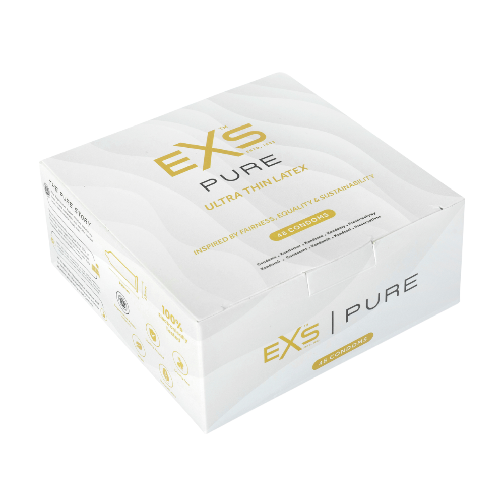 EXS Pure 53mm Kondom 12 Stück dünn geruchlos