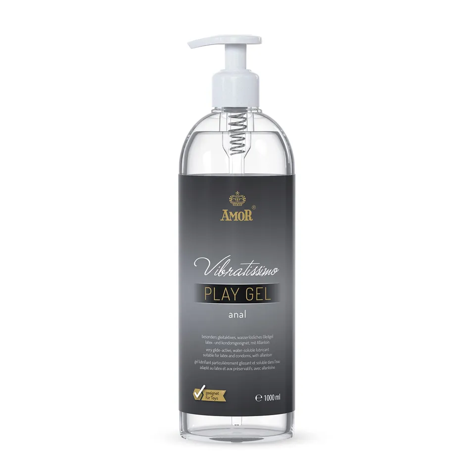 Vibratissimo Play Gel Anal Gleitgel 1000 ml extra gleitfähig