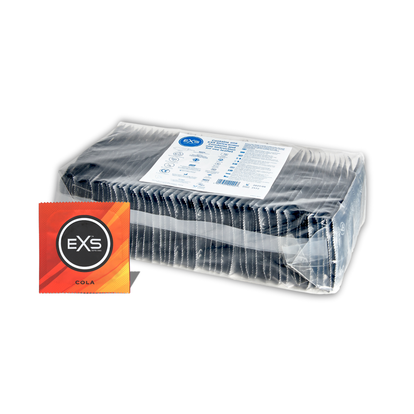 EXS Cola Kondome 100 Stück 54 mm Geschmack