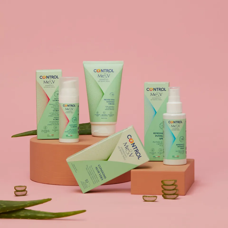 Control Intimpflege Kit 3-teilig Spray Creme Massage