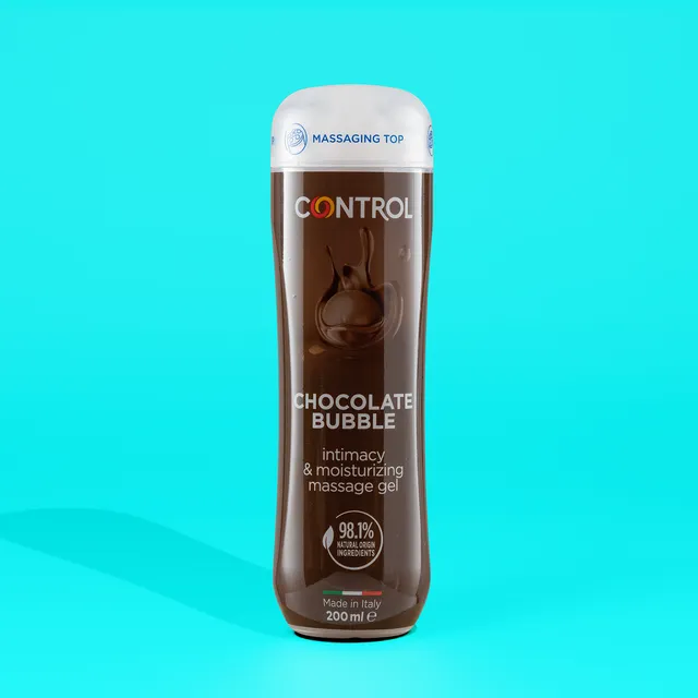 Control Bubble Chocolate Massagegel 200 ml 3 in 1 Schoko