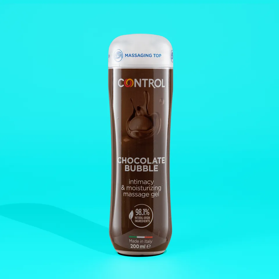 Control Bubble Chocolate Massagegel 200 ml 3 in 1 Schoko