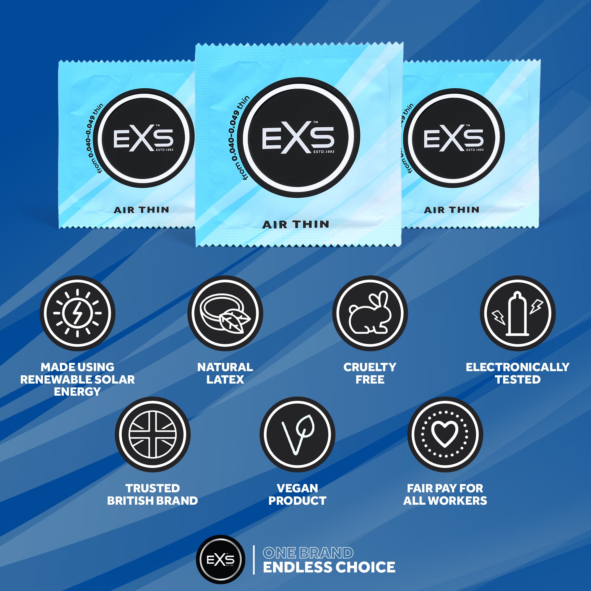 EXS Air Thin 56mm Kondome 12 Stück extra dünn