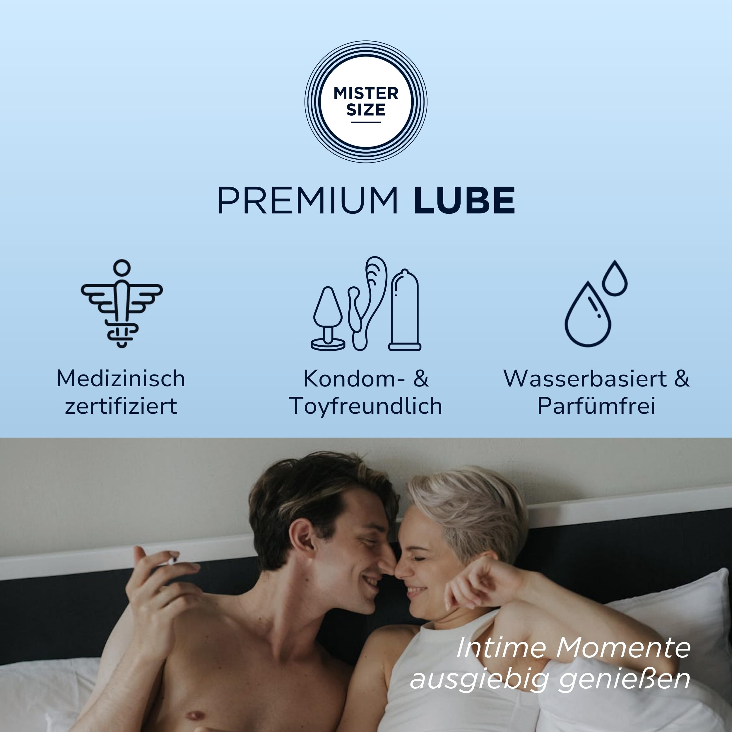 Mister Size Premium Lube Gleitgel 100 ml wasserbasiert parfümfrei