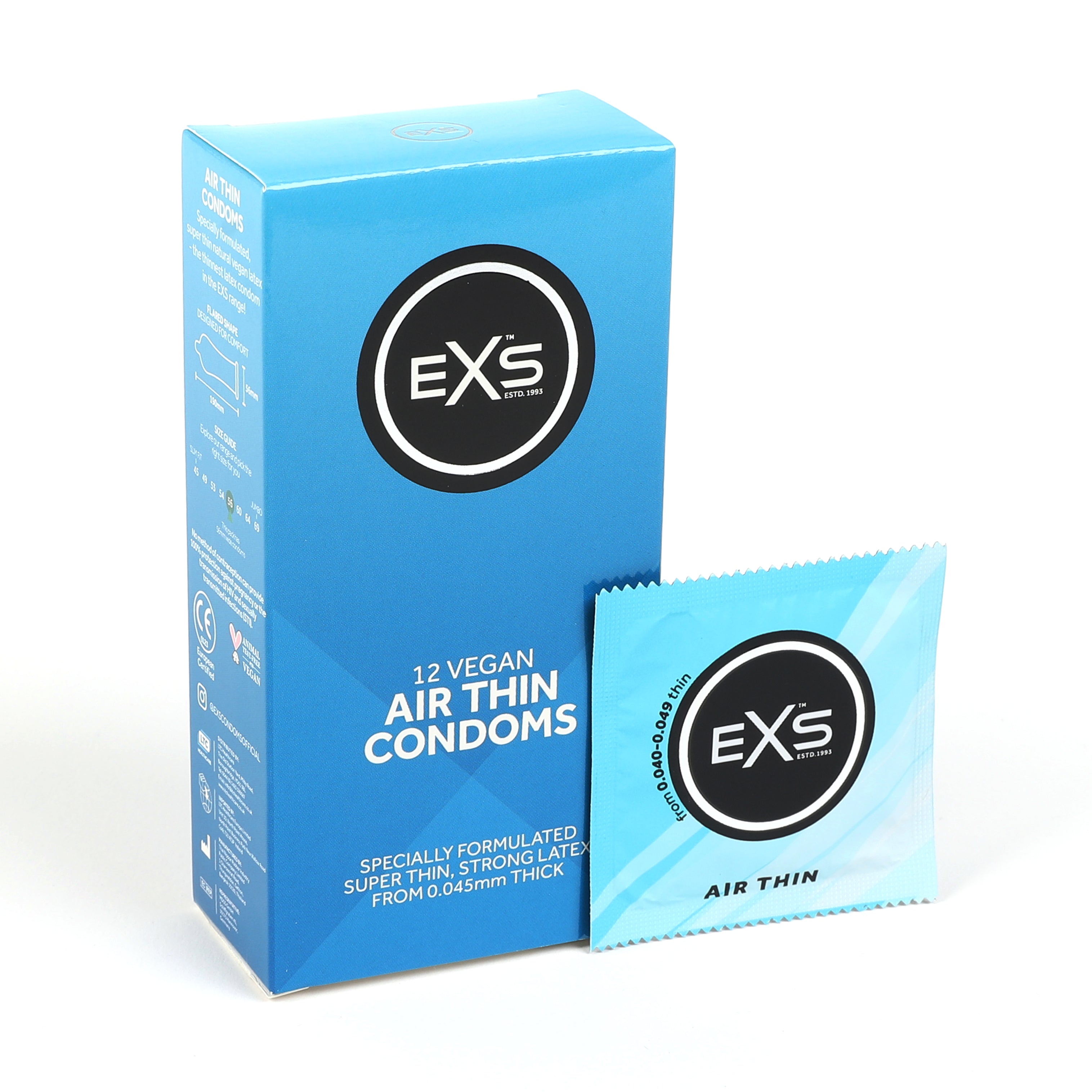 EXS Air Thin 56mm Kondome 12 Stück extra dünn