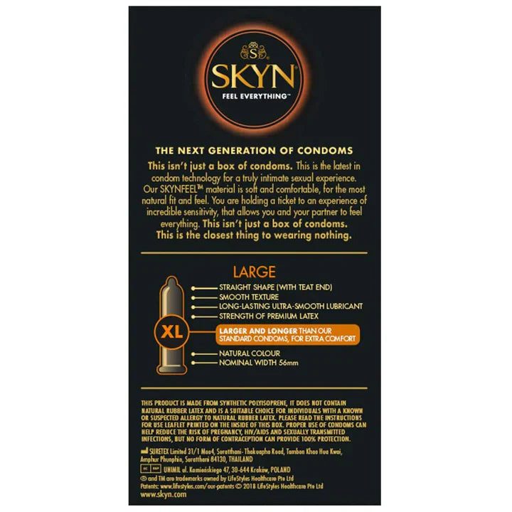 SKYN Large Kondom latexfrei große Weite
