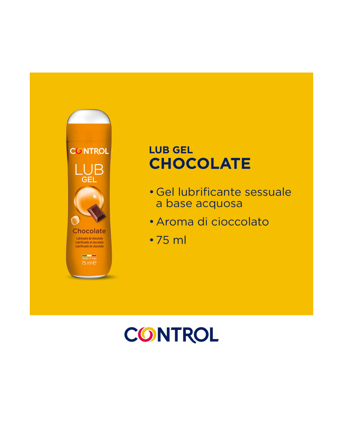 Control Gel Gleitgel Chocolate 75 ml Schoko-Aroma