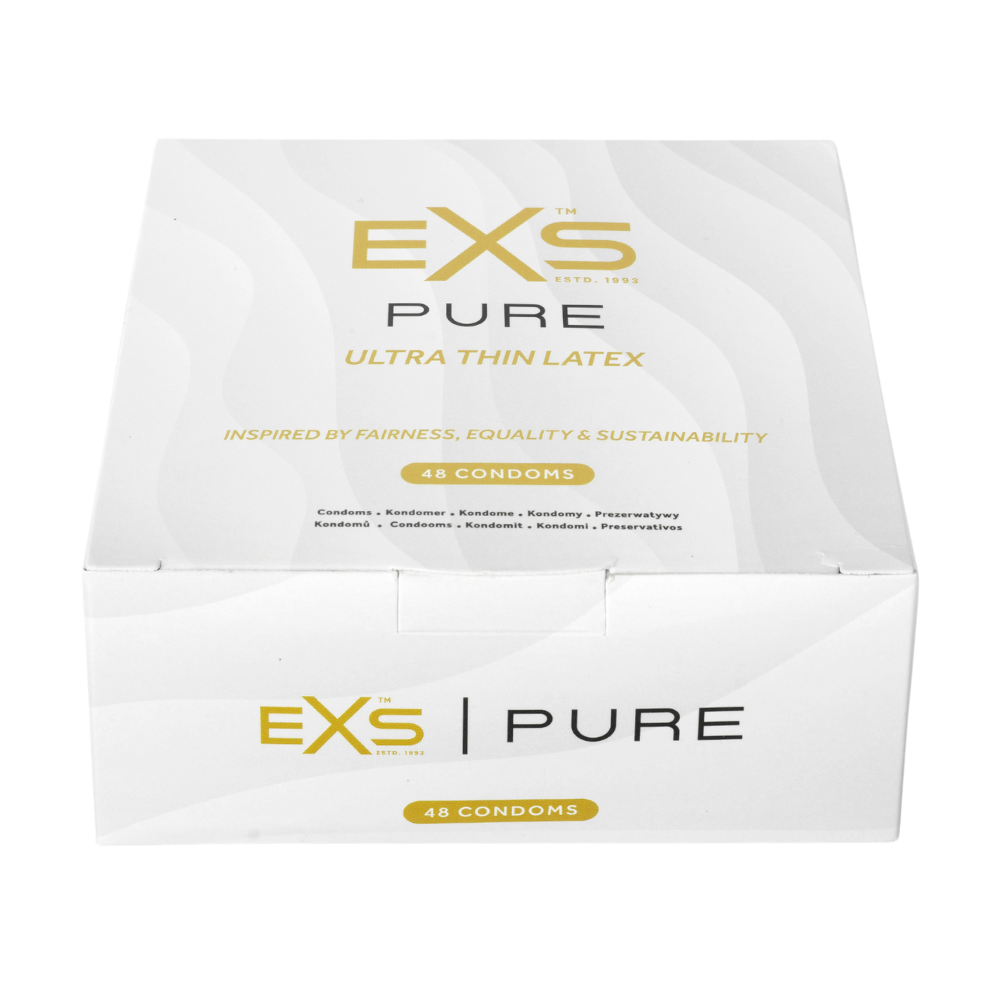 EXS Pure 53mm Kondom 12 Stück dünn geruchlos