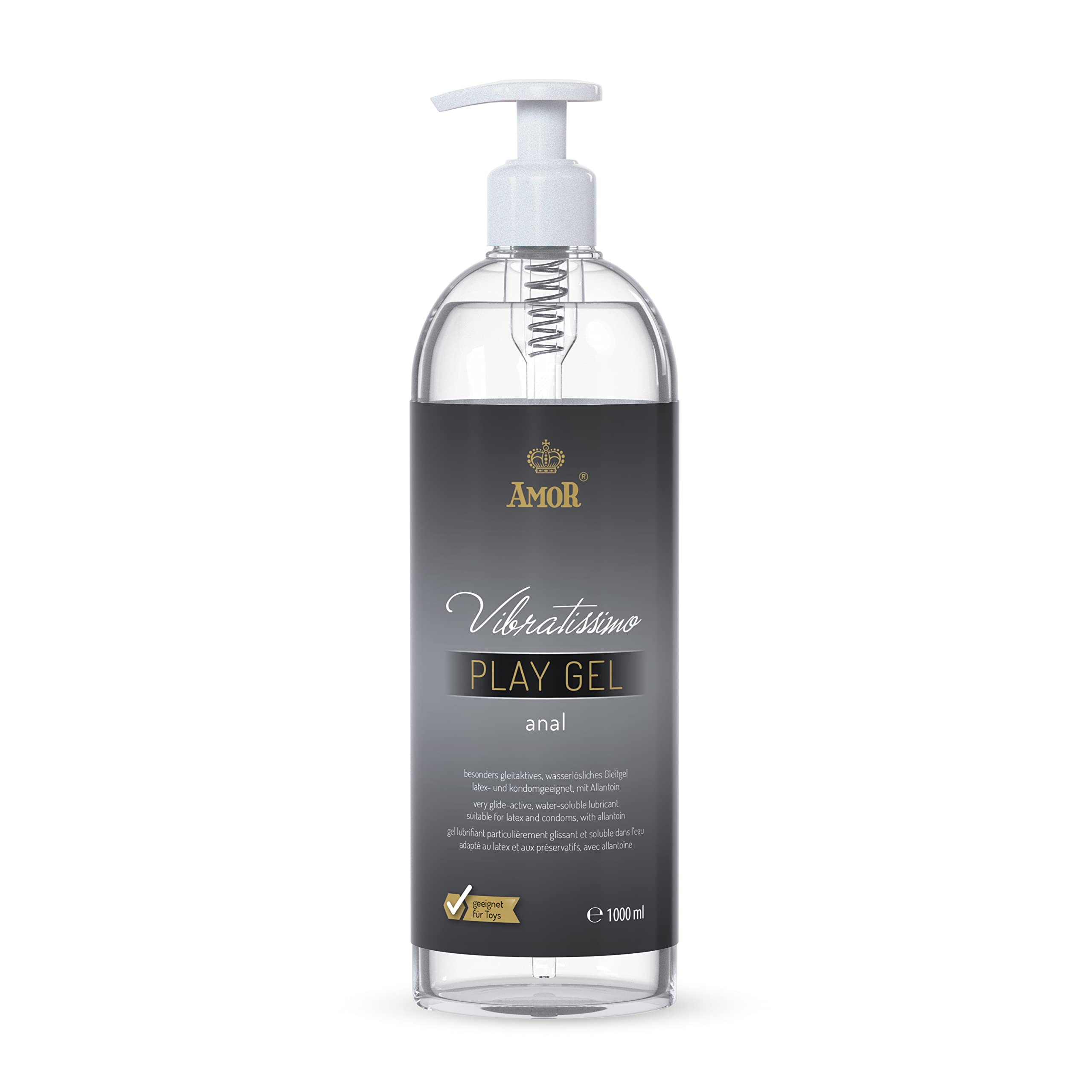Vibratissimo Play Gel Anal Gleitgel 1000 ml extra gleitfähig
