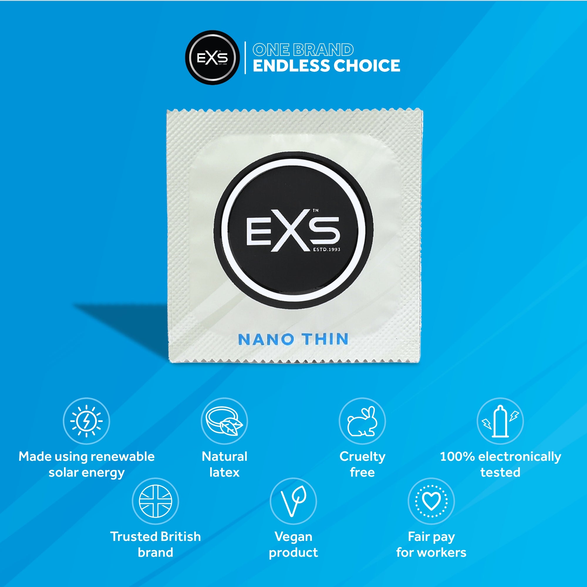 EXS Super Thin Kondome 24 Stück Air+Nano 0,045mm