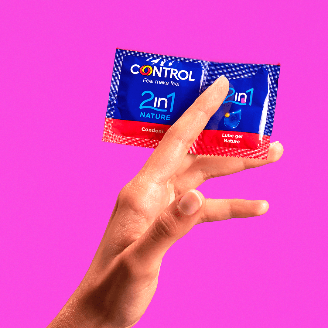 Control 2in1 Finissimo Kondome 12 Kit dünn + Gel