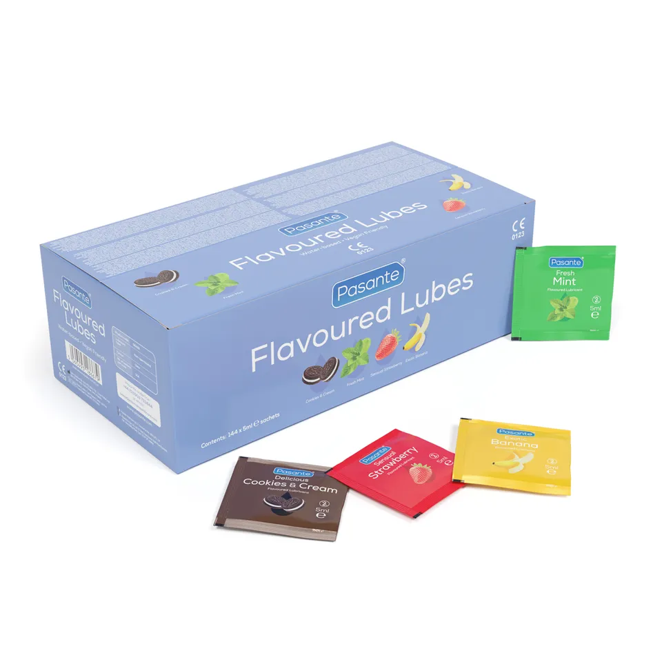Pasante Flavoured Lubes Gleitgel Mix 144x 5 ml