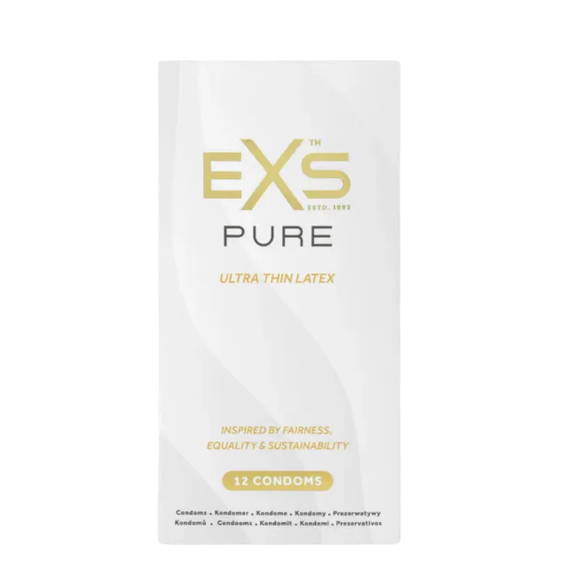 EXS Pure 53mm Kondom 12 Stück dünn geruchlos