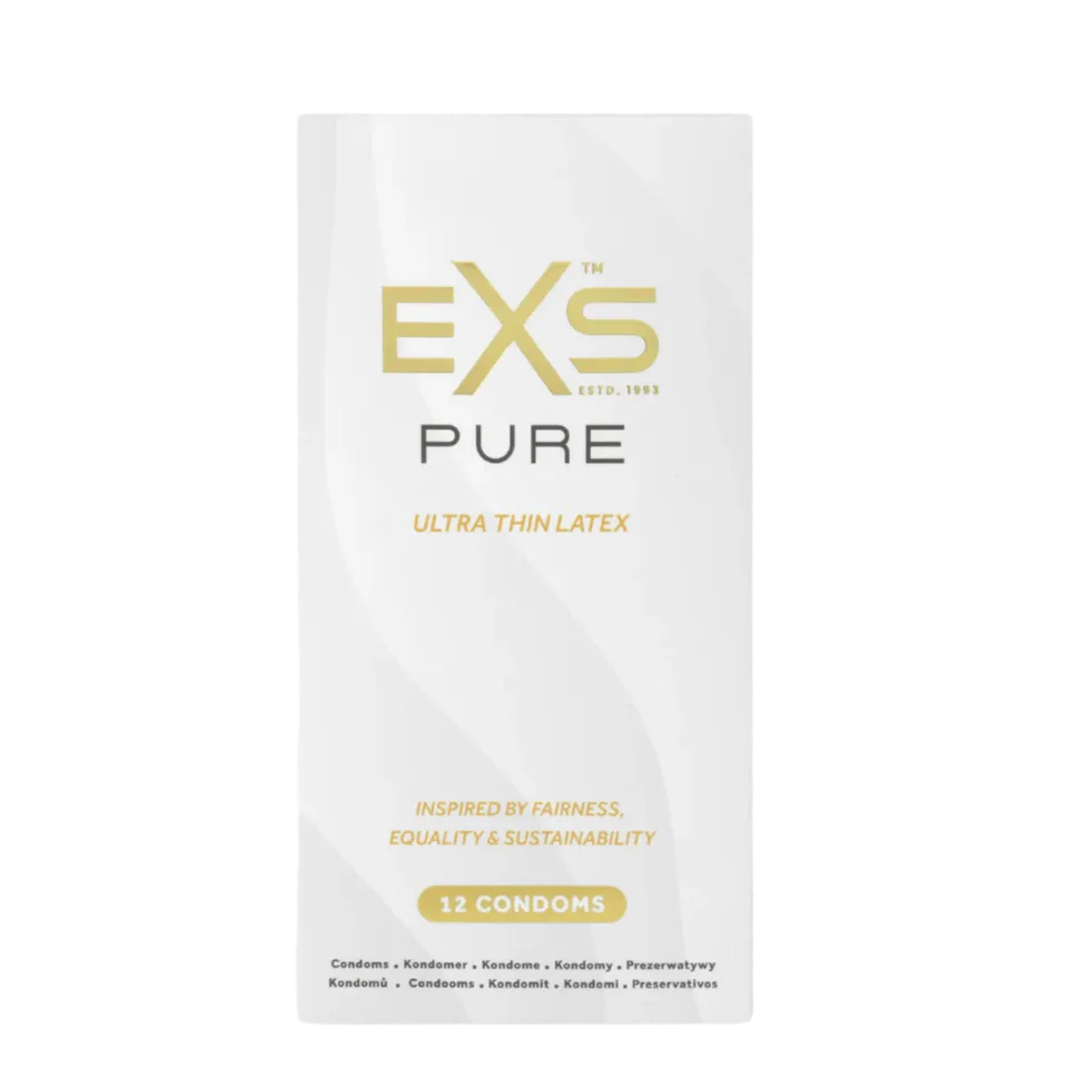 EXS Pure 53mm Kondom 12 Stück dünn geruchlos