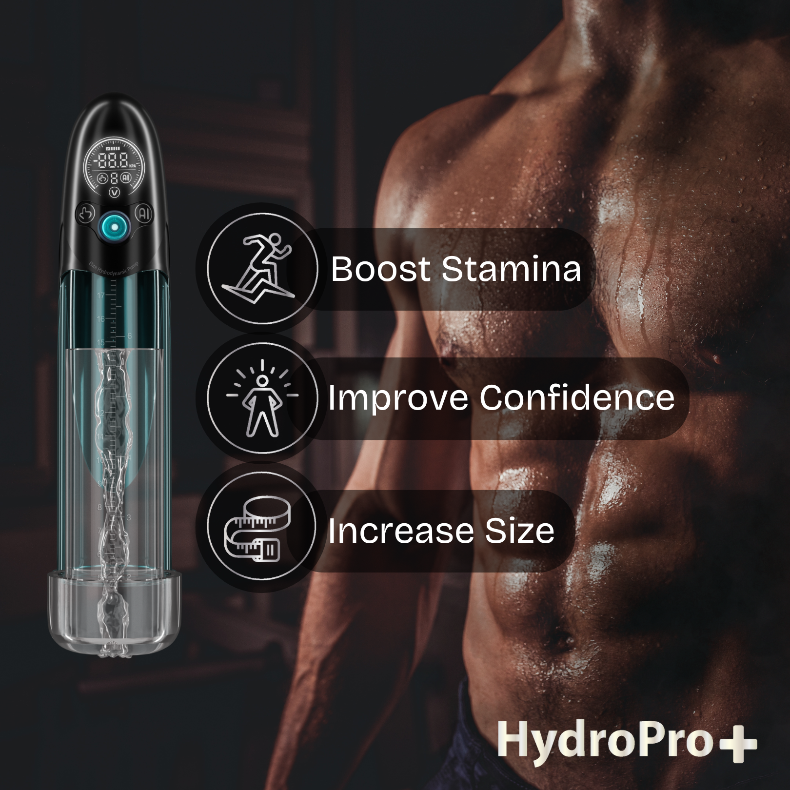 EXS Hydro Pro+ Penispumpe elektrisch wasserdicht