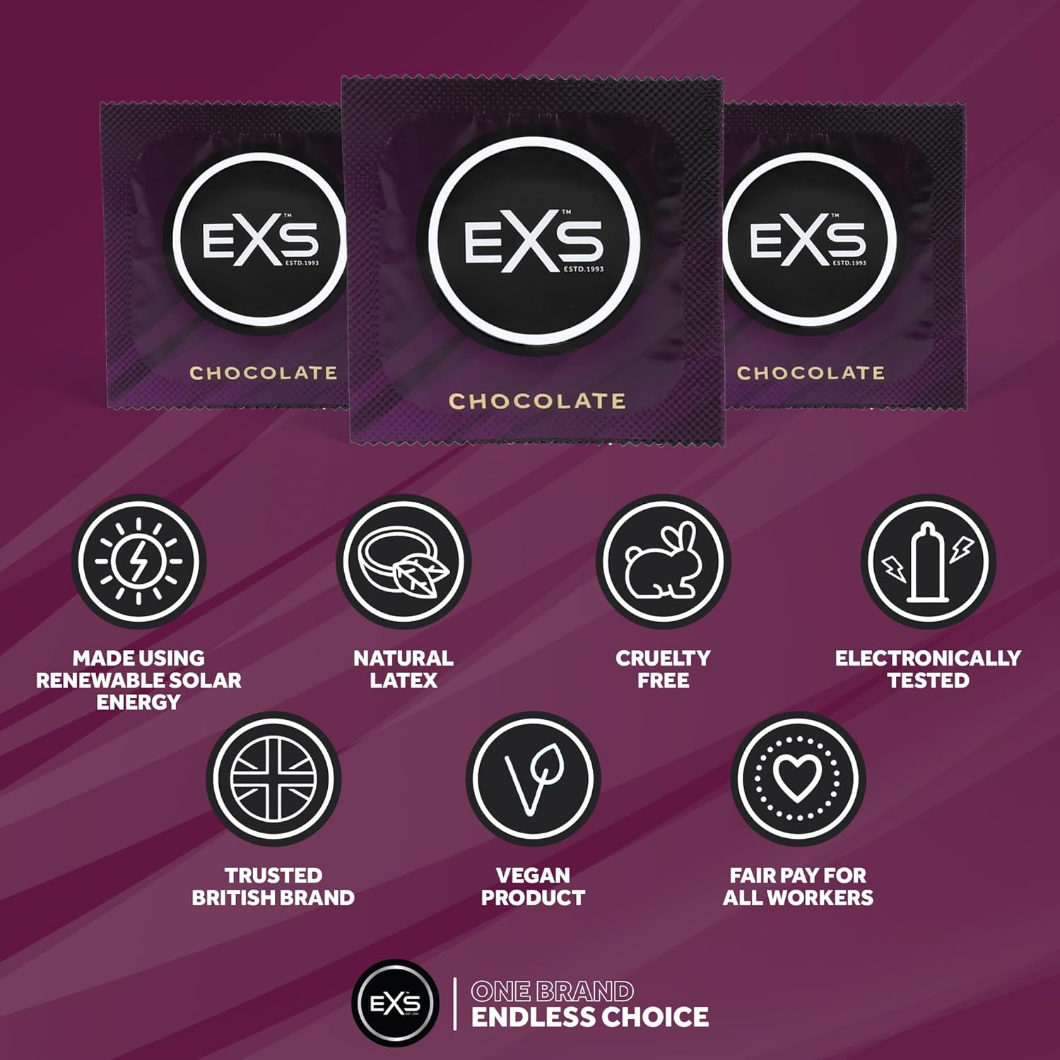 EXS Chocolate Kondome 54mm Schoko 100 Stück