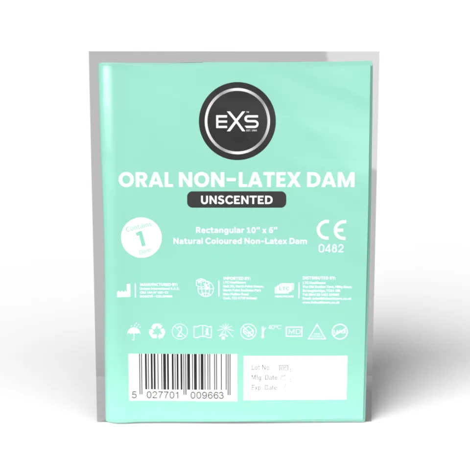 EXS Lecktücher latexfrei unparfümiert 30 Stück