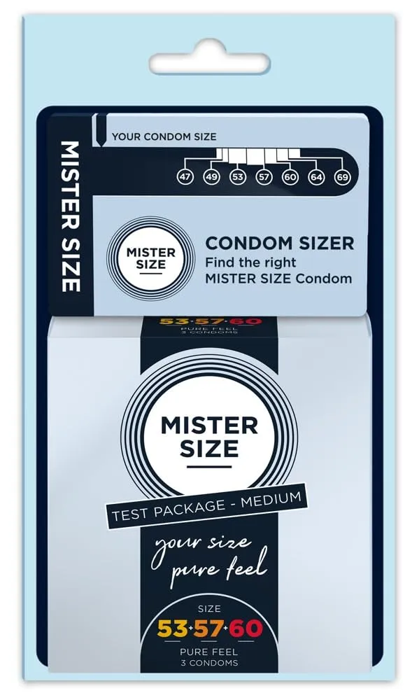 Mister Size Size Kit Medium Kondom 3er 53-57-60 mit Sizer