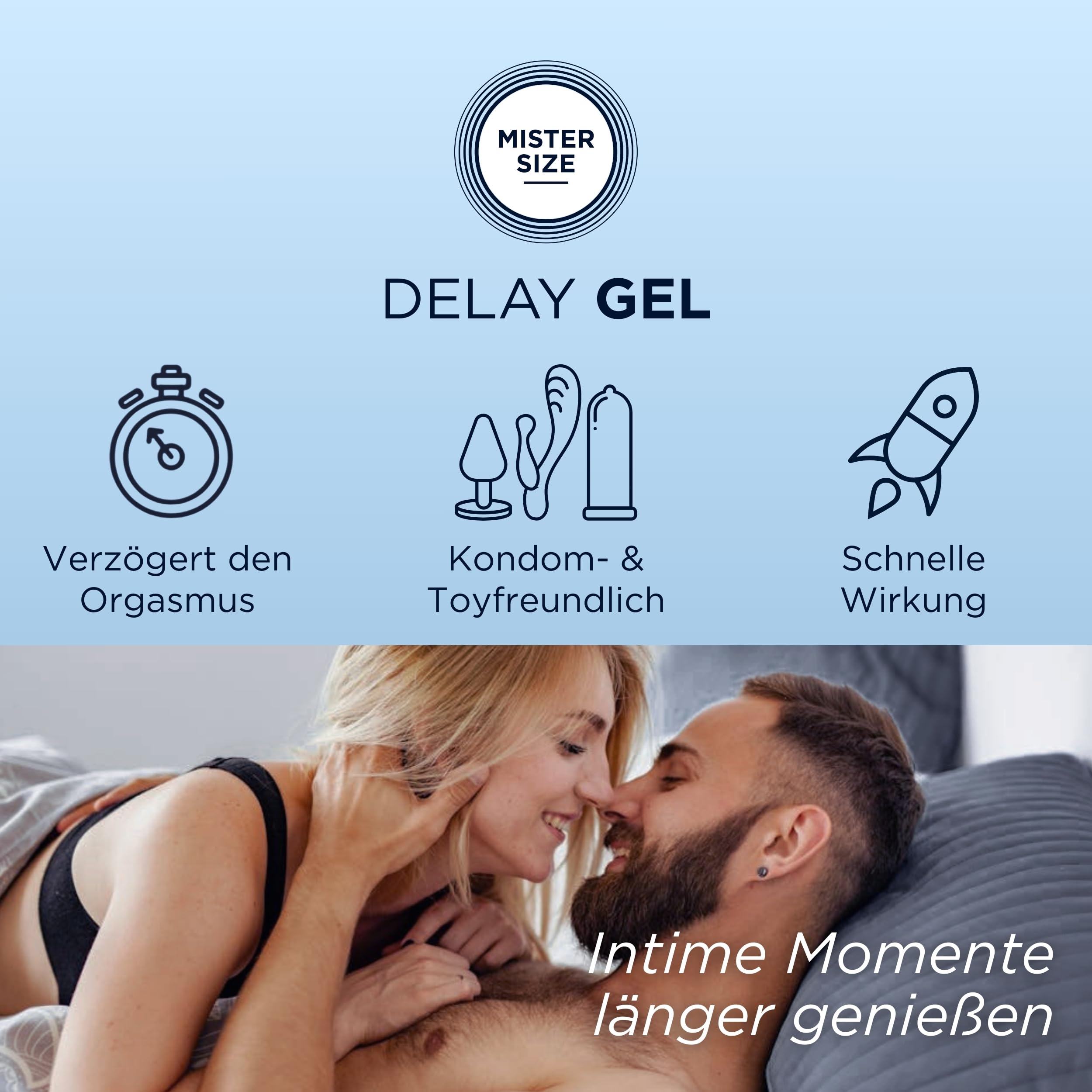 Mister Size Delay Gel 50 ml kühlend mit Nelkenöl