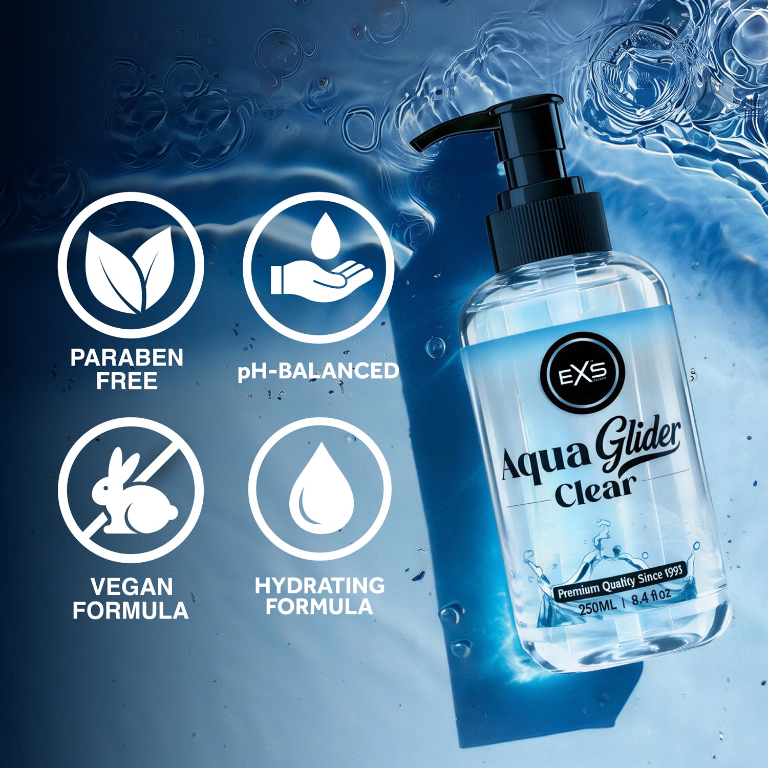 EXS AquaGlider Clear Gleitgel 250ml neutral