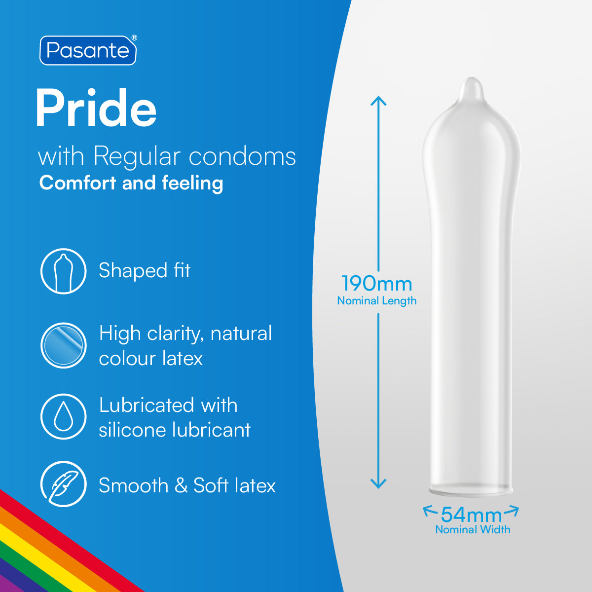 Pasante Variety Mixed Bundle Pride Kondome Gleitgel Set