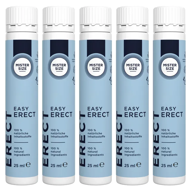 MISTER SIZE Easy Erect Shot vegan 5x25 ml