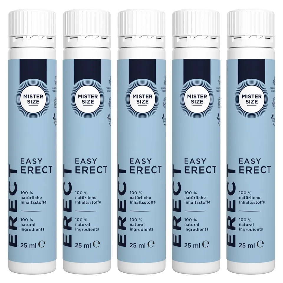 MISTER SIZE Easy Erect Shot vegan 5x25 ml