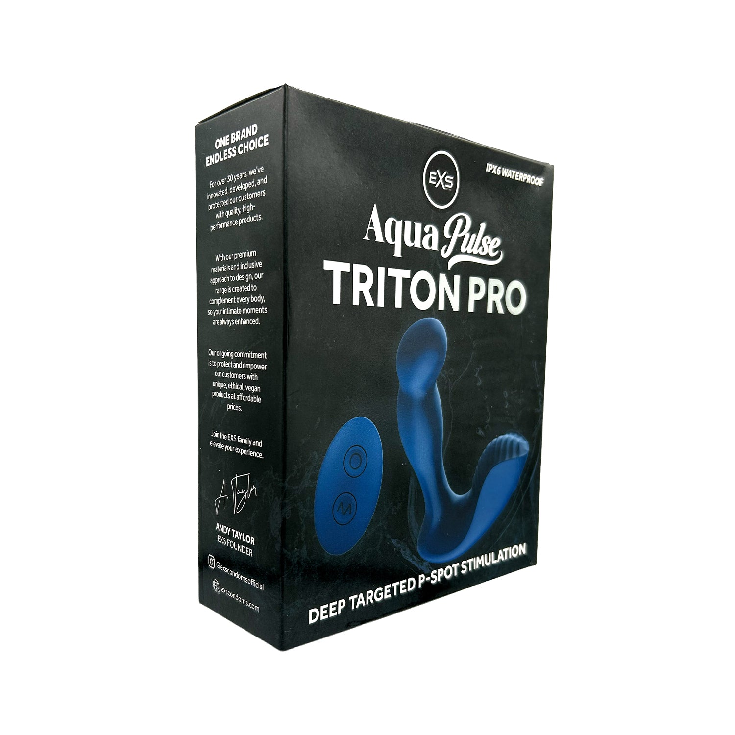 EXS AquaPulse Triton Pro Prostatavibrator Silikon wasserdicht