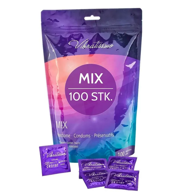 Vibratissimo Mix Kondome 100 Stück gemischt sortiert