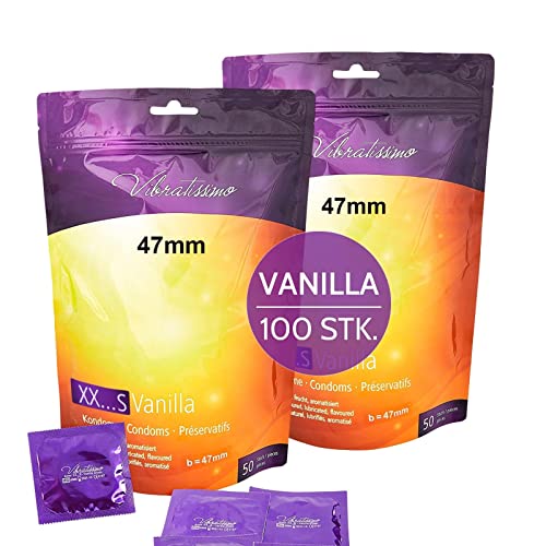 Vibratissimo Vanilla Kondome 100 Stück Vanille-Aroma XXL