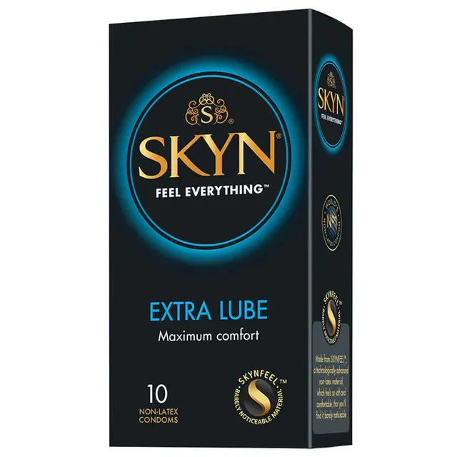 SKYN Extra Lubricated Kondome latexfrei 10 Stück