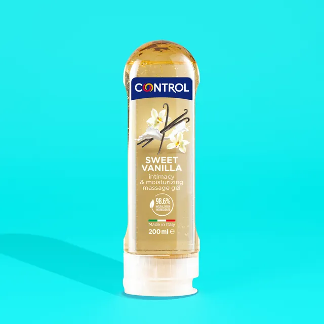 Control Gel Sweet Vanilla Massagegel 200 ml 2 in 1 Vanille