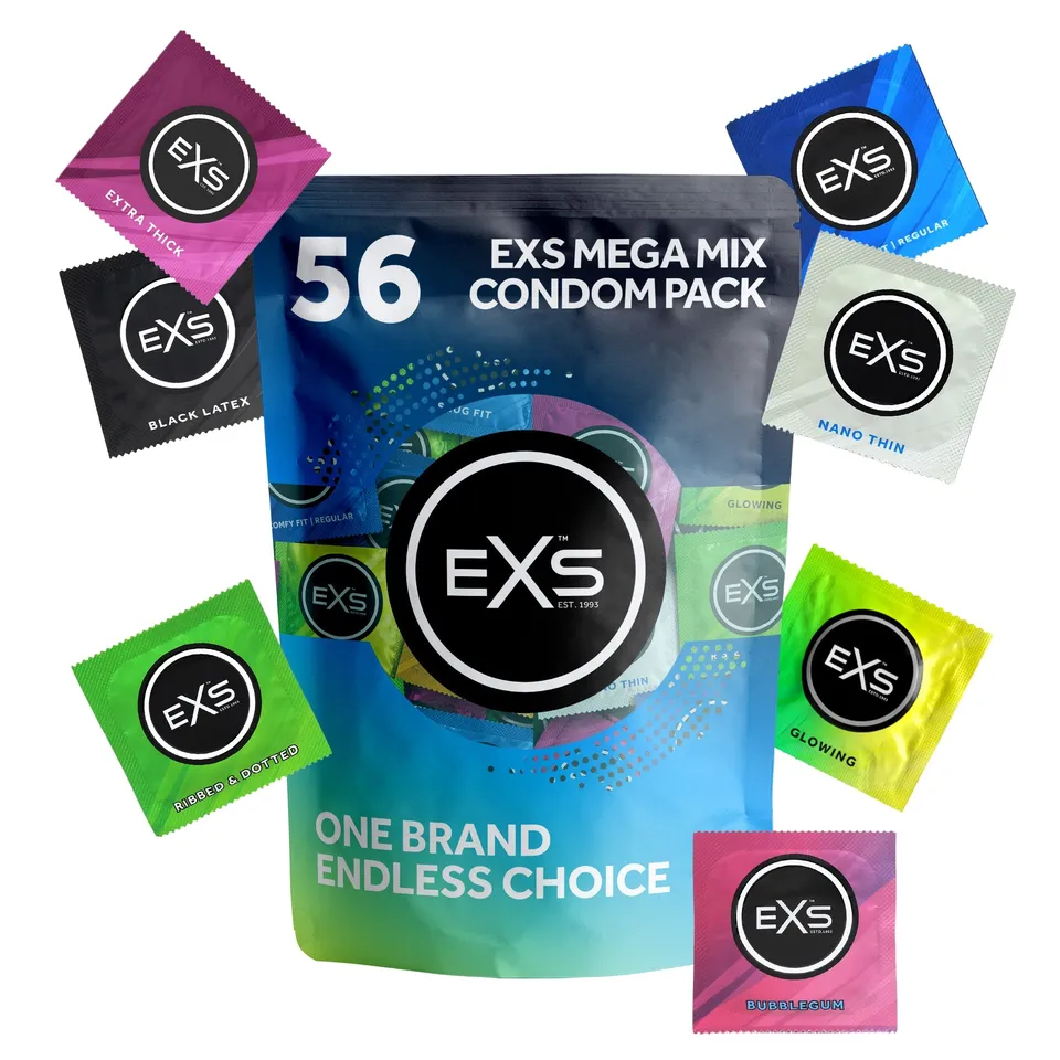 EXS Mega Mix Kondome 56 Stück Sortiment