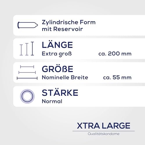 Med Device Xtra Large Kondome 100 Stück 55 mm transparent