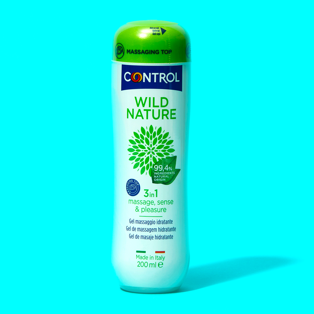 Control Gel Wild Nature Massagegel 200 ml Schwarztee