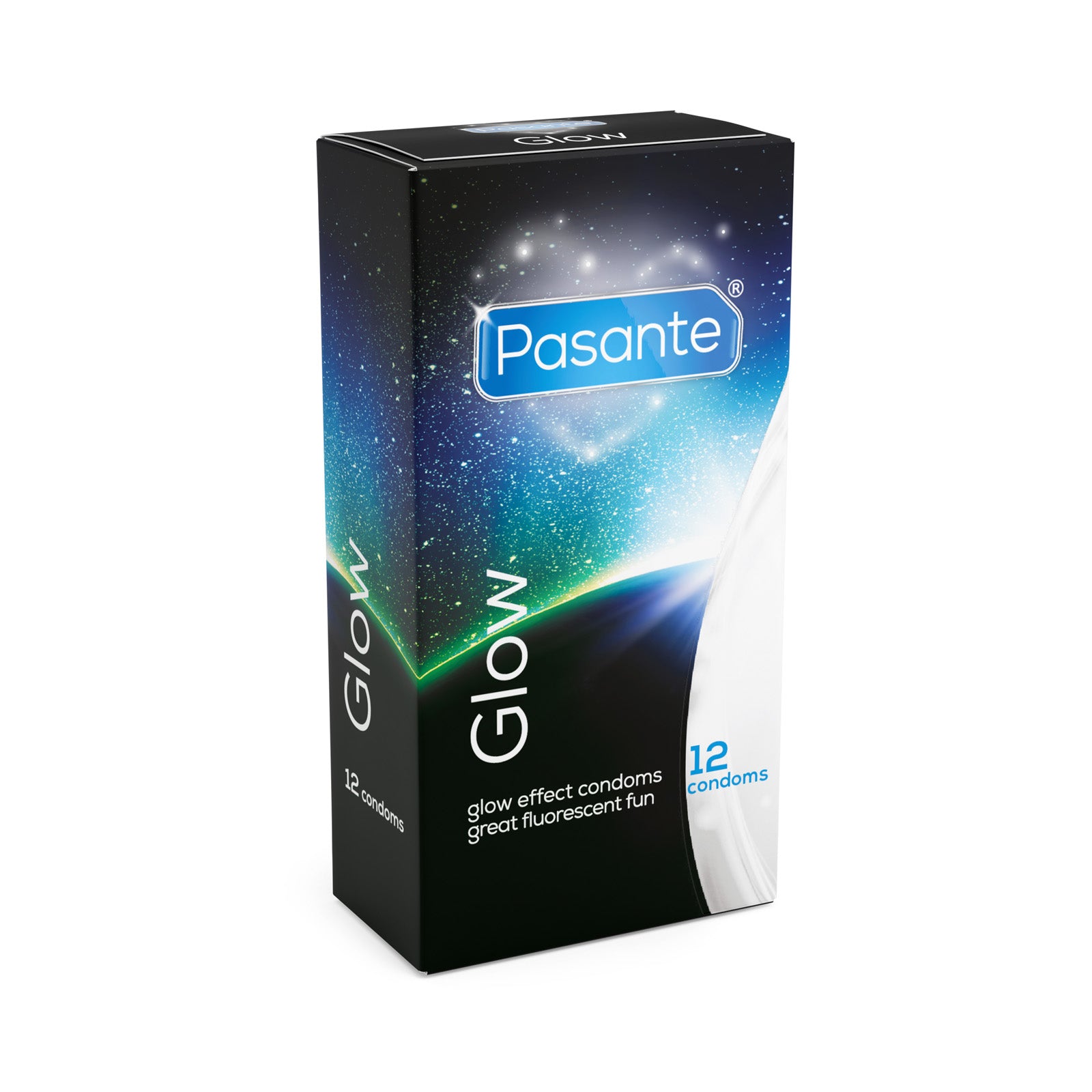Pasante Glow Kondome 12er Pack leuchtend glatt Latex