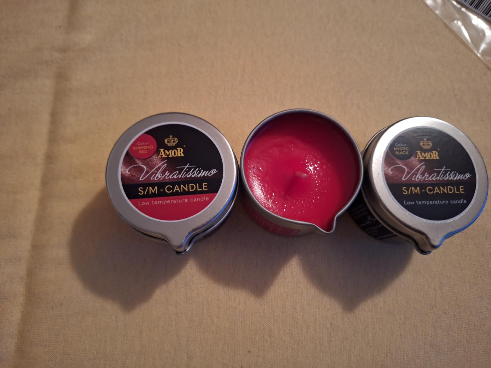 Vibratissimo S/M Kerze Crazy Purple 50 ml lila
