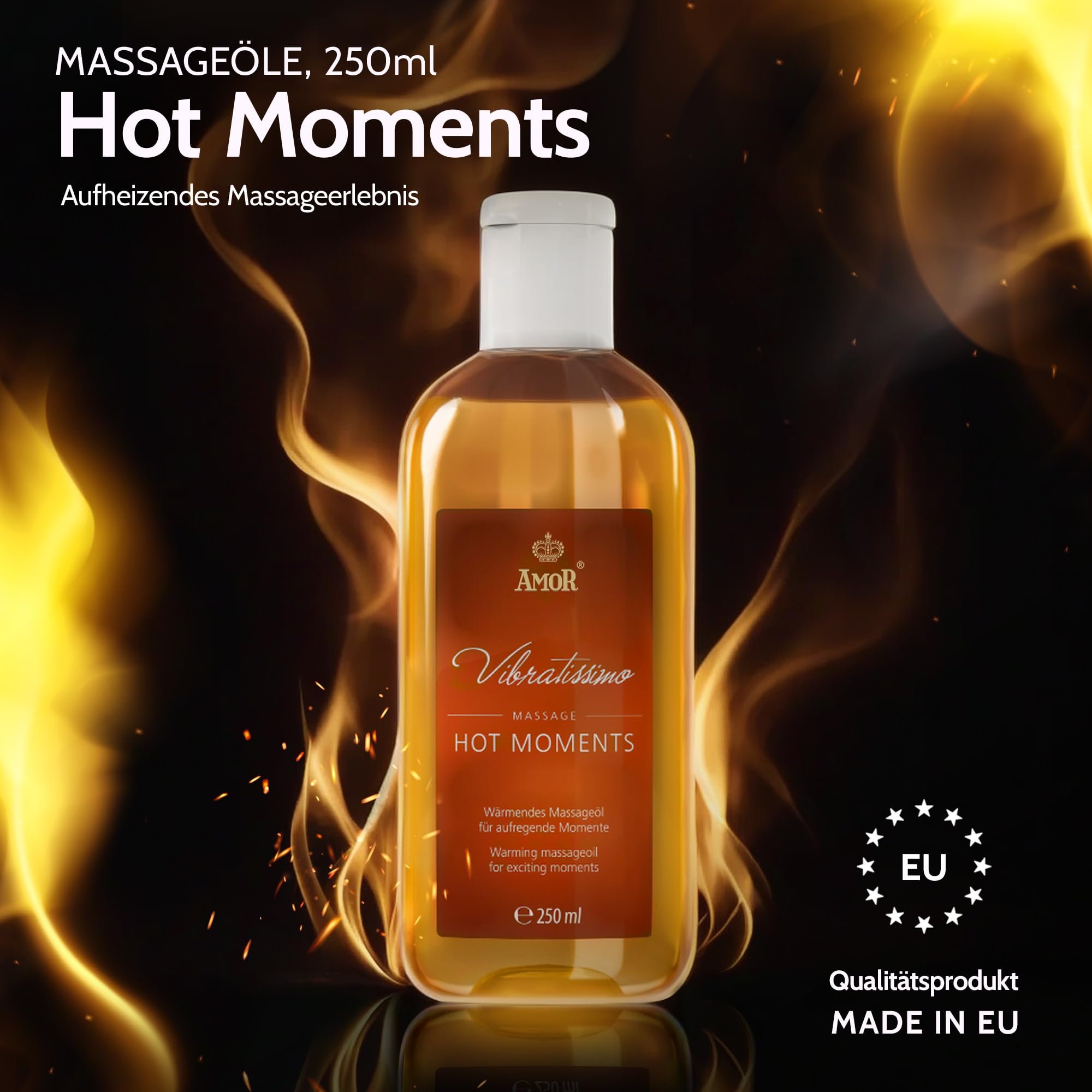 Vibratissimo Massageöl Hot Moments 250 ml wärmend
