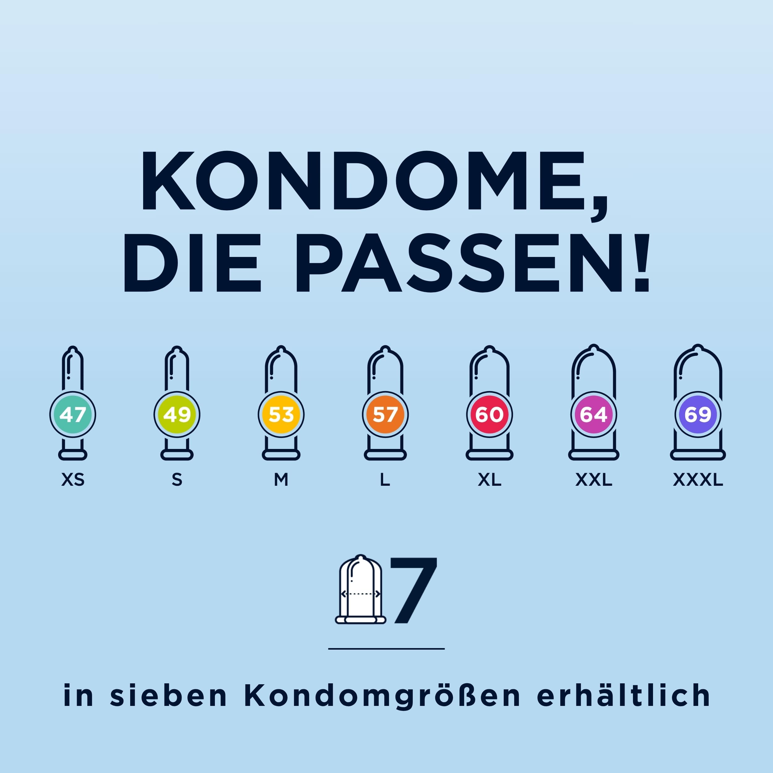 Mister Size Kondome 64 mm 3 Stück Extra Dünn vegan