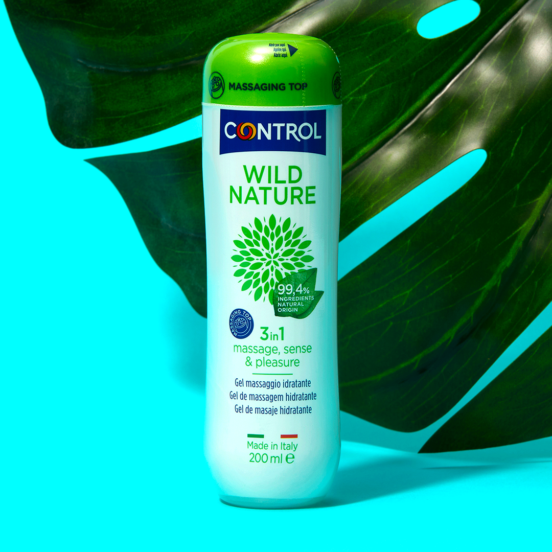 Control Gel Wild Nature Massagegel 200 ml Schwarztee