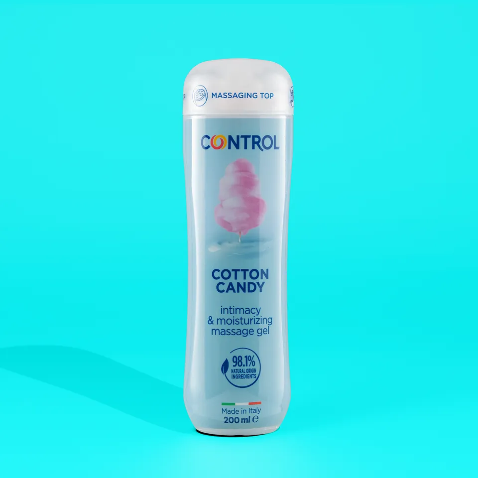 Control Gel 3in1 Gleitgel 200ml Zuckerwatte Massage