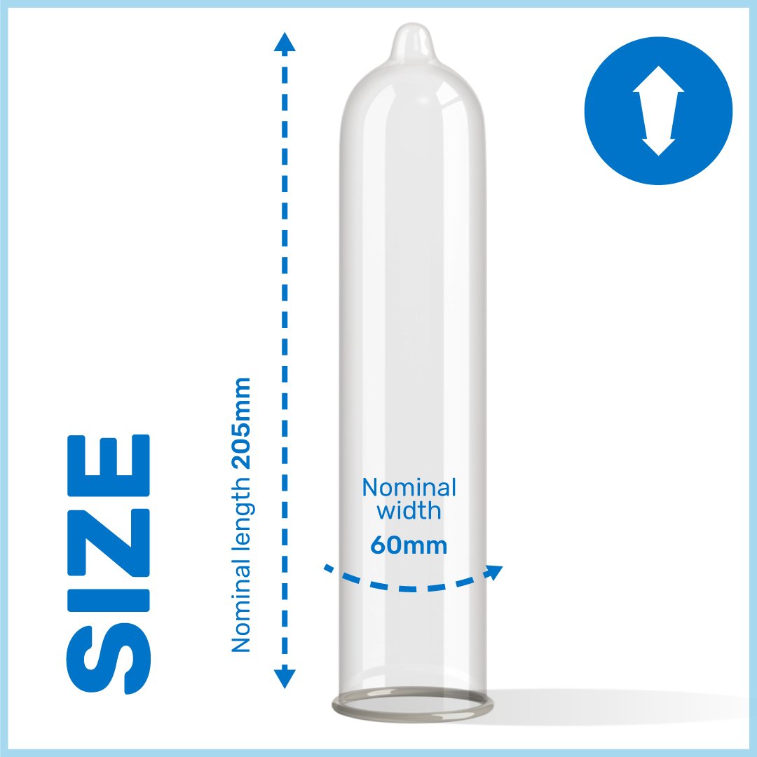 Pasante King Size Kondome 72 Stück 60mm breit latexfrei